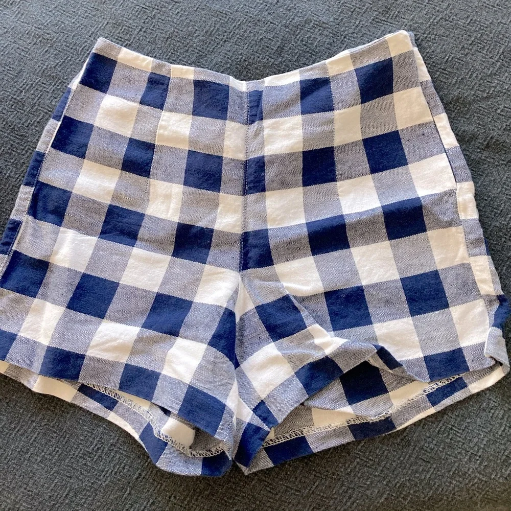 NWOT Old Navy gingham high waisted shorts sz0